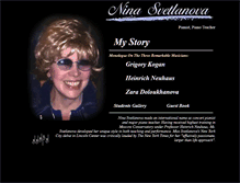 Tablet Screenshot of ninasvetlanova.com